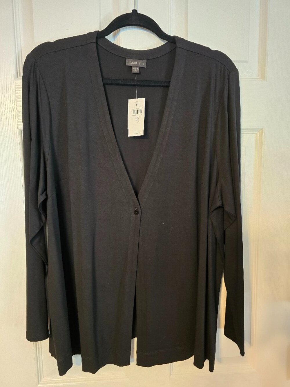 J Jill Black Short Knit Cardigan - NWT